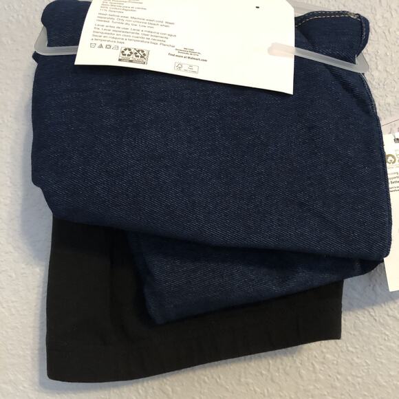 Time and Tru Maternity XL Straight Leg Jegging Comfort Belly Band Dark Denim - Picture 7 of 7